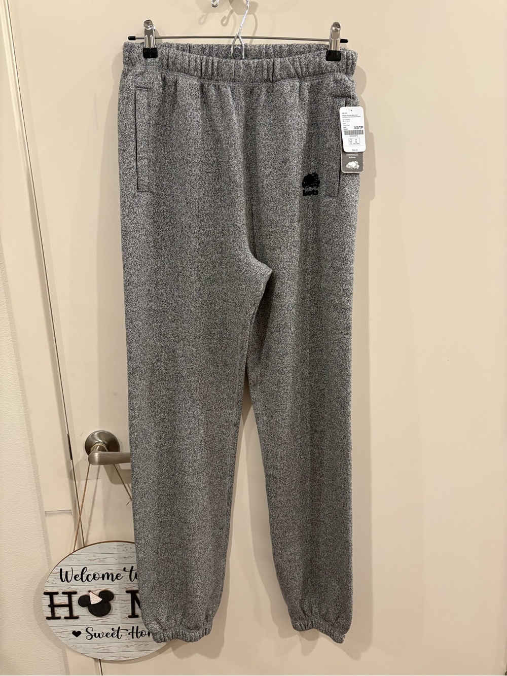 Men’s Roots Gray Original relaxed sweatpants moldering Fleece Joggerst